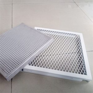 菱形擴(kuò)張拉伸鋁網(wǎng)板吊頂裝飾 氟碳鋁合金沖孔鋁網(wǎng)板加工 廠家定制